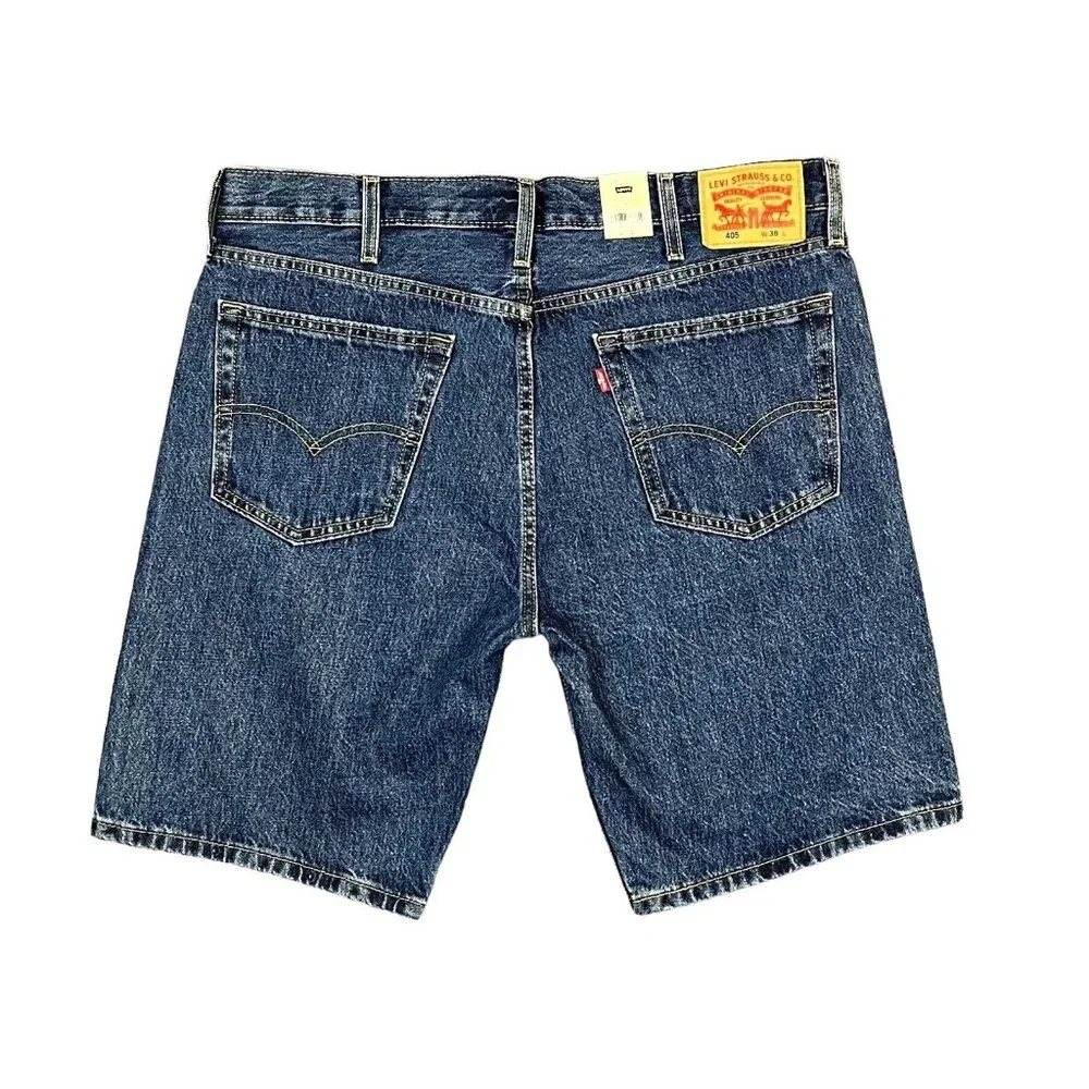 Levi's 405 Men's Denim Shorts Size 42-44‎ Blue Standard Fit Medium Wash